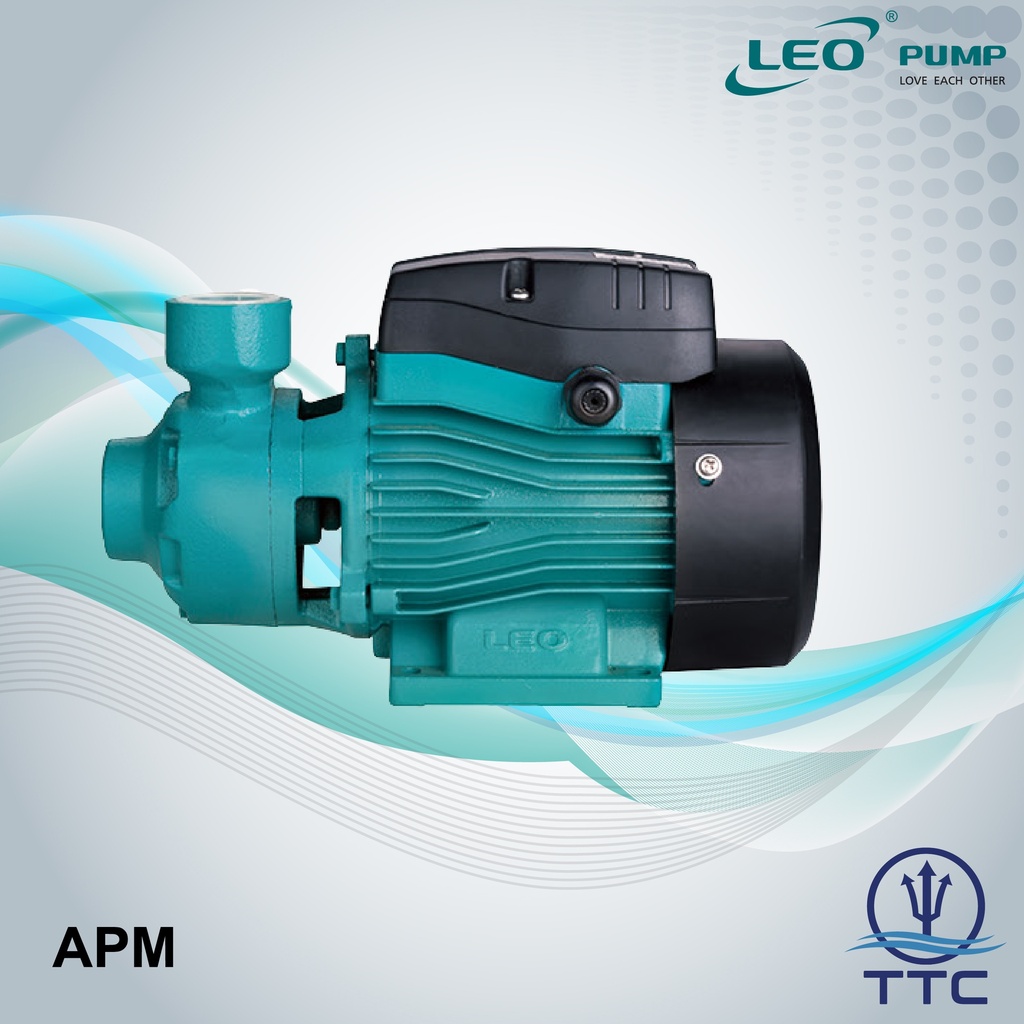 Peripheral Impeller Pump Model APm 37 x 0.37kW 0.5HP x 1 Phase x